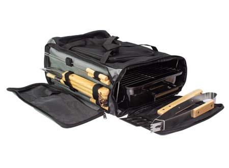 Set Bolso - Cooler - Parrilla - Herramientas