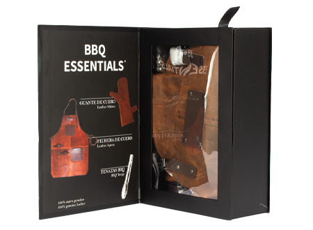 Set Asador de Cuero de Búfalo