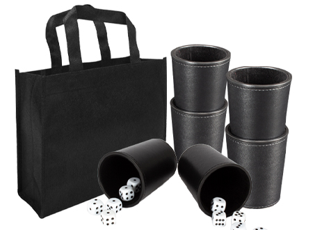 Set de 6 Cachos de PU Negro